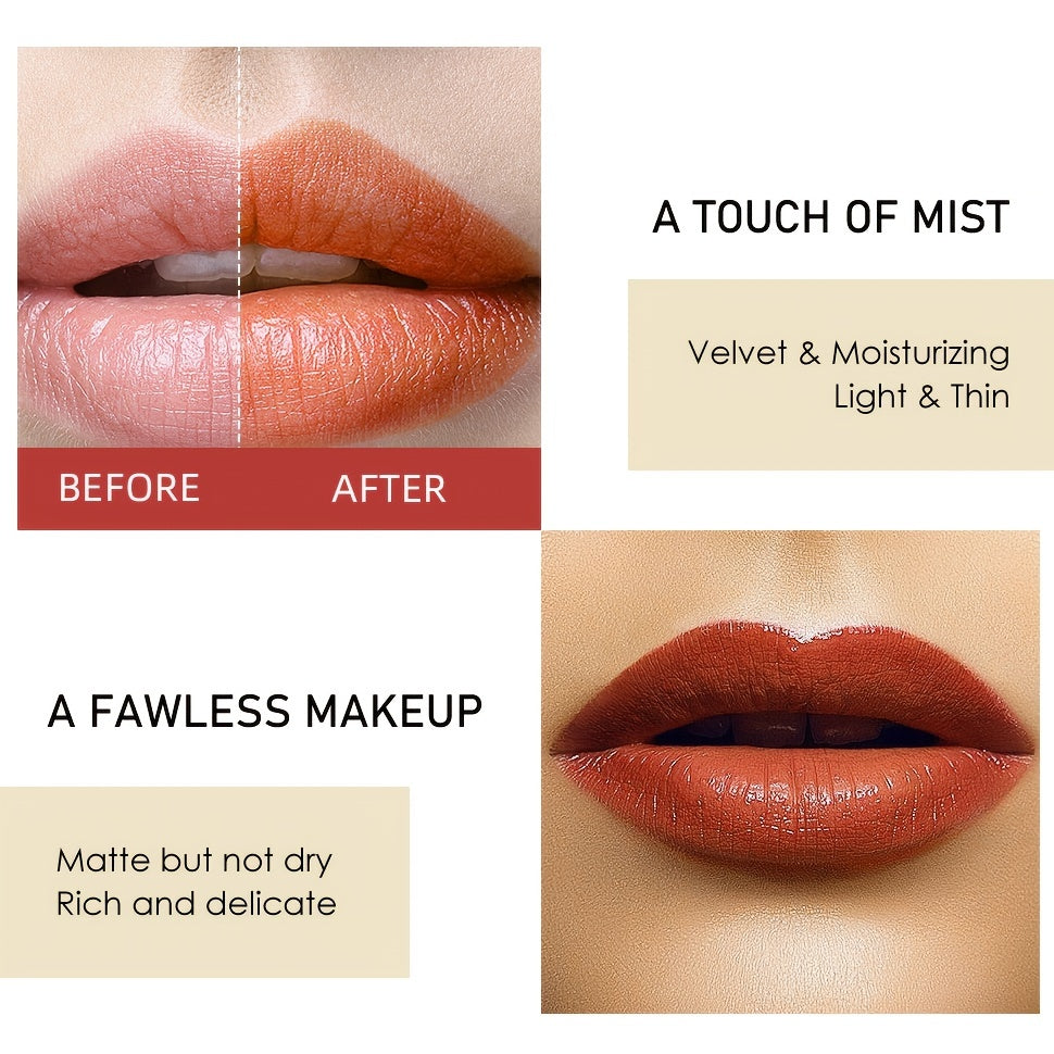 Hydrating Lipstick with Velvety Soft Matte Texture