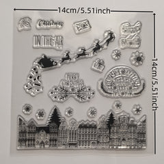 1pc Christmas Deer DIY Painting Tool Silicone Stamp