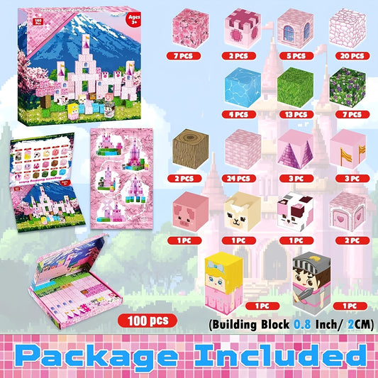 Princess Castle Garden DIY Creative World Building Toy
