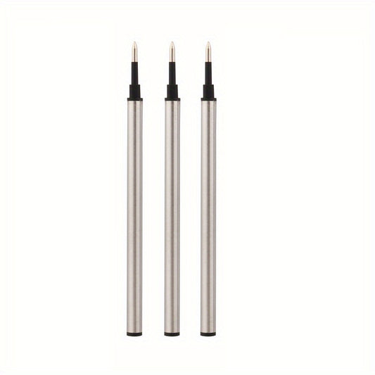 3pcs Rollerball Pens, 0.5mm Nib with Ink Refill