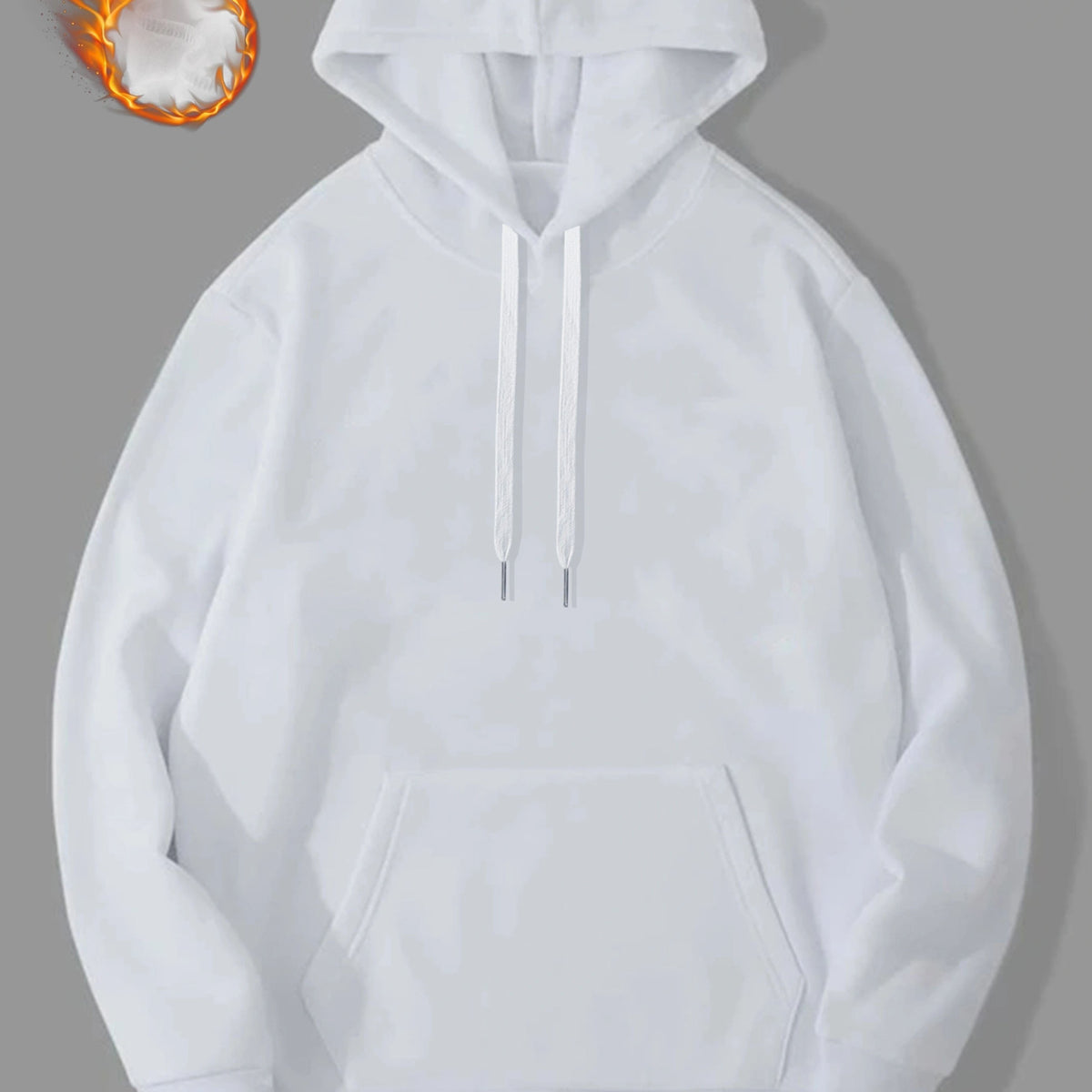 Men's Fleece Hoodie with Kangaroo Pocket