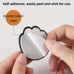 4pcs Ski Board Foot Pad 3D Clear Non-slip for Extra Grip on Snowboard