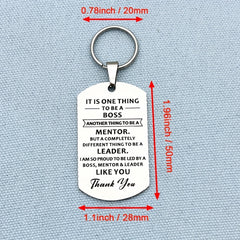 Thank You Gift Keychain for Leaders