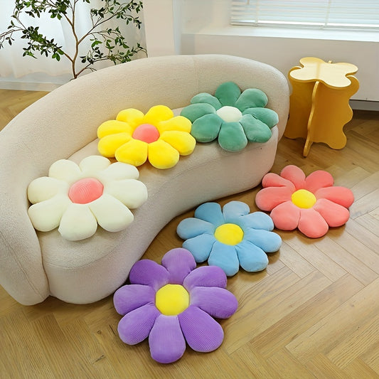 Soft Flower Pattern Pillow Cushion for Home Decor