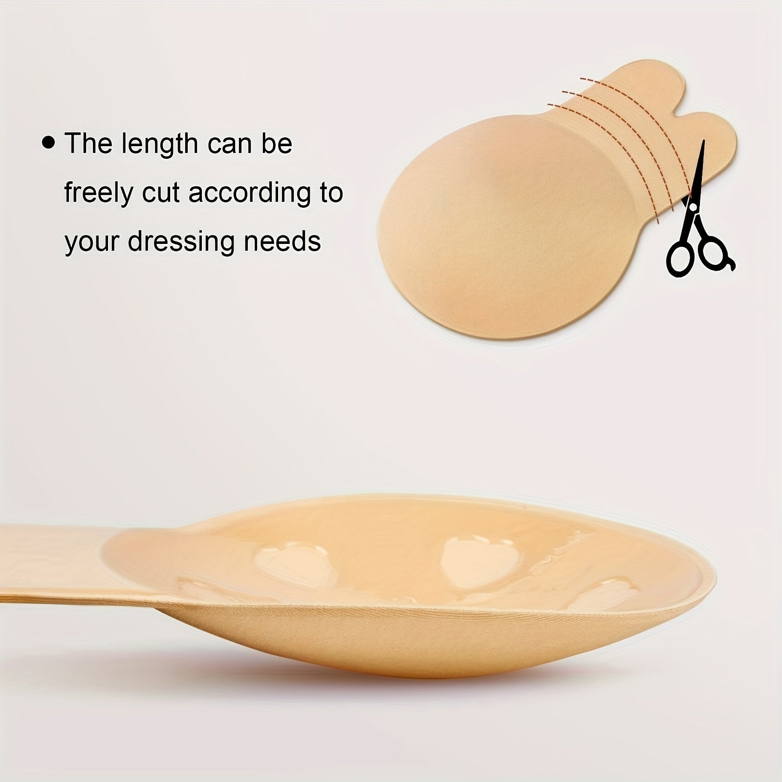 2pcs Self Adhesive Silicone Strapless Invisible Push Up Bras