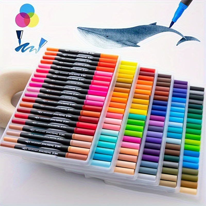 Double Headed Marker Pens Art Set