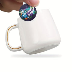 500pcs Thank You Floral Pattern Stickers Sealing Stickers