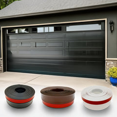 Garage Door Seal Top/Side 6.0m Brown Rubber Strip Weather Stripping