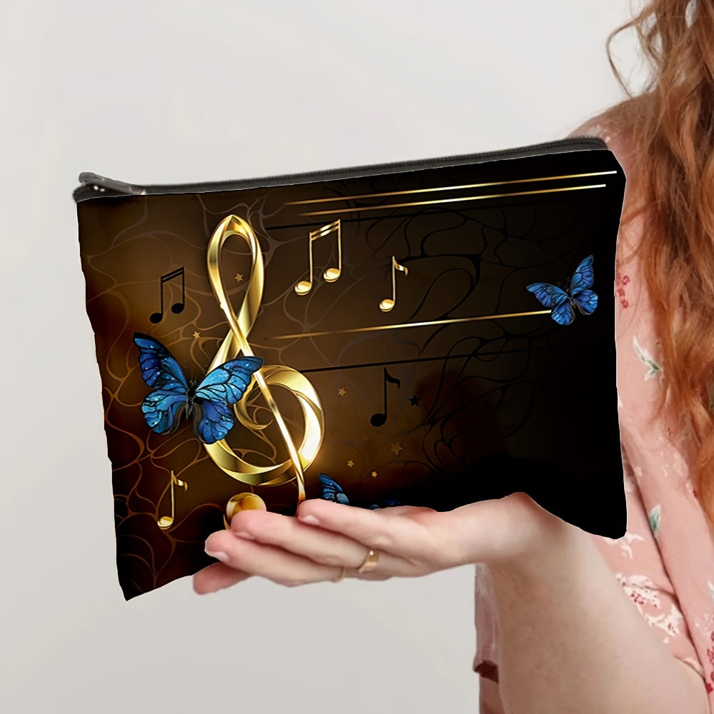 Stylish Print Cosmetic Zipper Bag Lightweight Toiletry Wash Bag