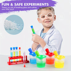 Colorful Science Experiment Kit for Kids with Test Tube Stand