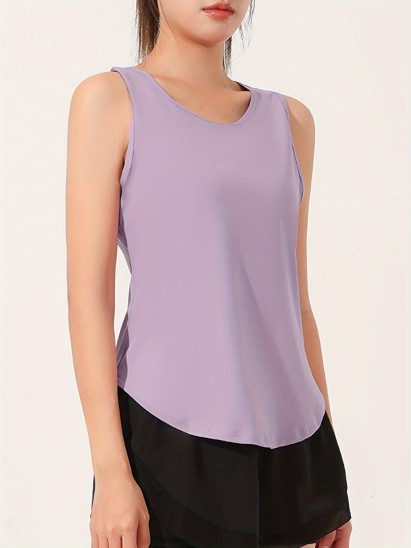 Women's Hollow Sports Tank Top - Sleeveless Running Top