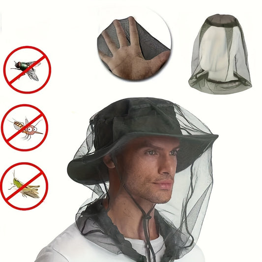 2pcs Anti mosquito Head Net Outdoor Camping Fishing