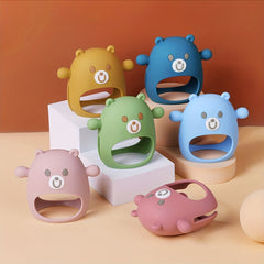 Animal Shape Teether Silicone Baby Teething Toy For 6M Baby Chew Toy