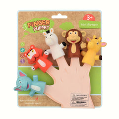 10-Pack Animal Finger Puppet Sets Educational Toy