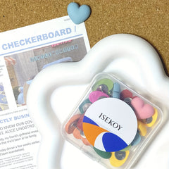 20pcs Multicolor Heart Shaped Push Pins for Bulletin Board Office Tacks