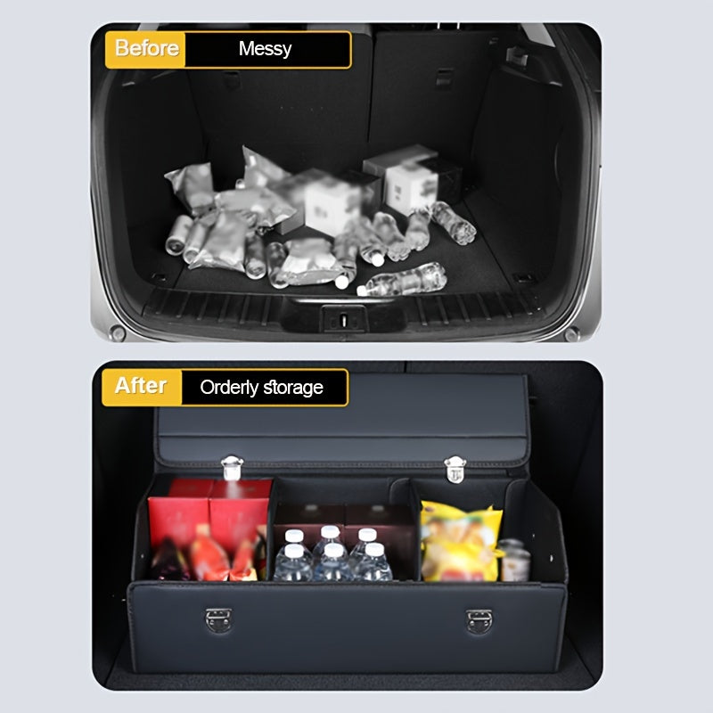 Folding Car Trunk Storage Box - Maximize Storage Space
