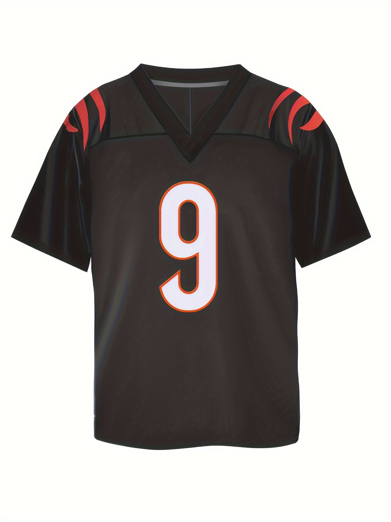 Boys Breathable V-neck Rugby Jersey American Football Shirt