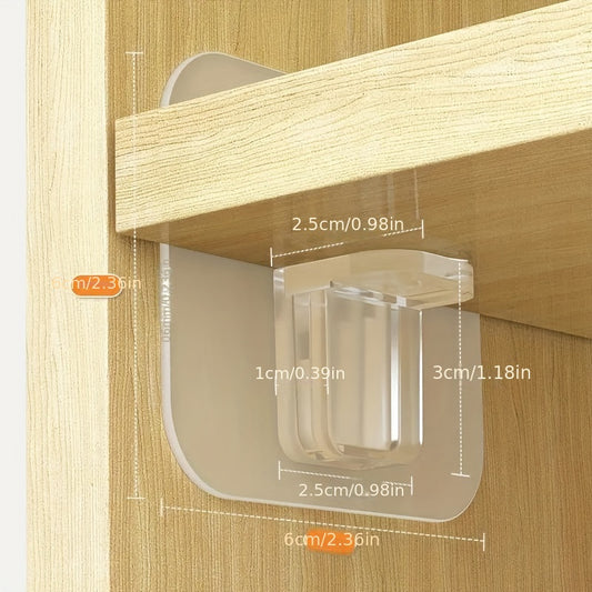 20Pcs Cabinet Shelf Holder Kitchen Shelf Clips Bracket Support Hook
