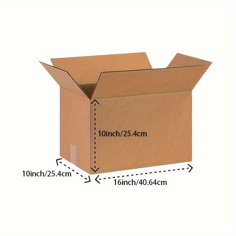 25-pack Medium Corrugated Cardboard Moving Boxes, 40x25x25cm, Moving & Storage