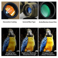 800 25 HD Binoculars Portable Folding Telescope For Camping Traveling