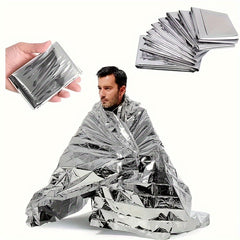1pc Disposable First Aid Blanket for Outdoor Camping Lifesaving Emergency