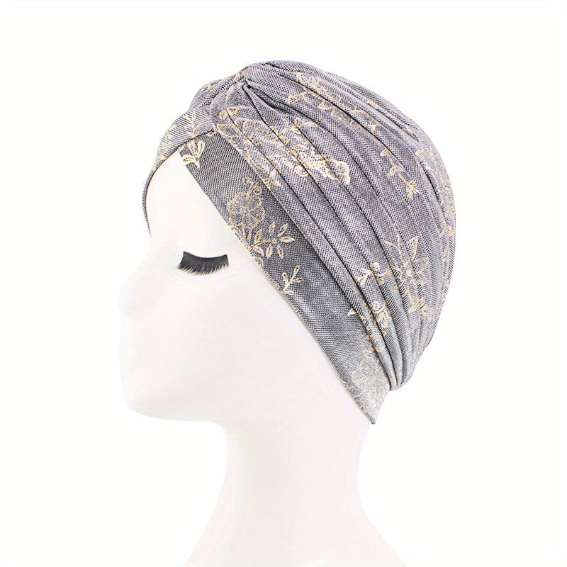 Boho Floral Head Scarf Cap Chemo Hats