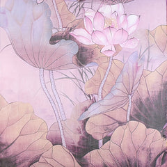 Classic Flower Print Scarf Thin Breathable Shawl Gauze Scarves