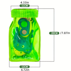 Colorful Insect Jar Plush Rattle Baby Animal Toy