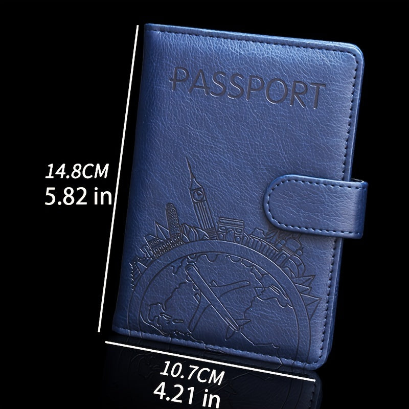Buckle Style Passport Holder Travel Bag