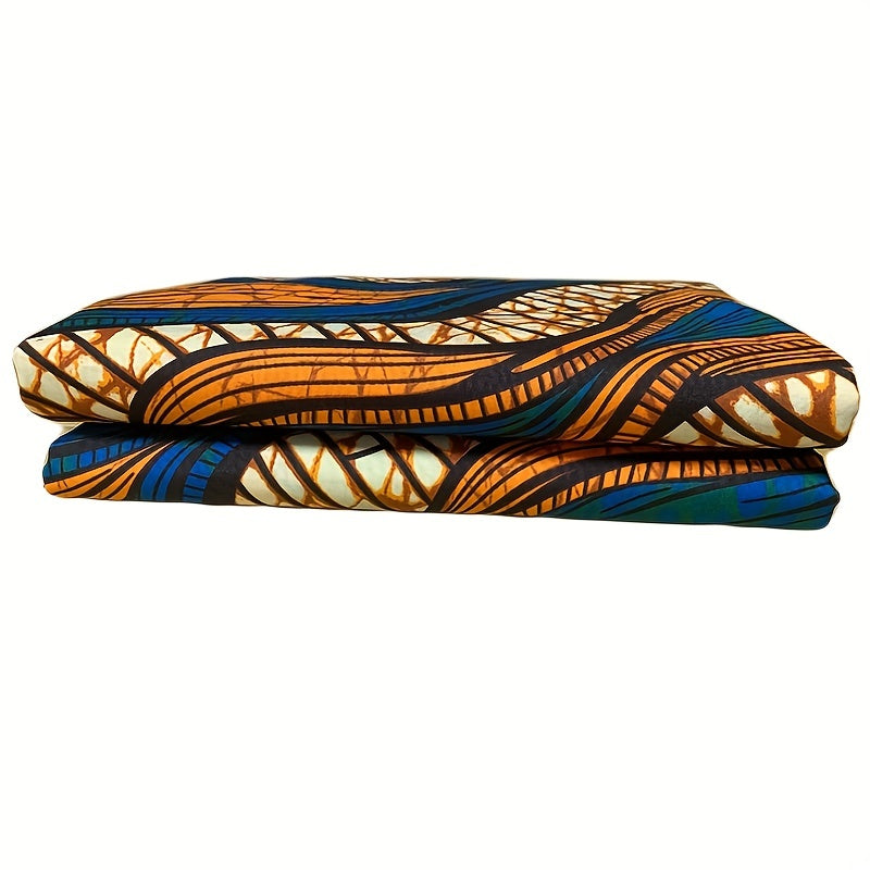 6yard 548 RealWax Ankara Fabric Background Africa Polyester Print