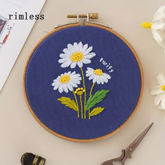 DIY Embroidery Kit: Small Flower Embroidery Balls for Beginners