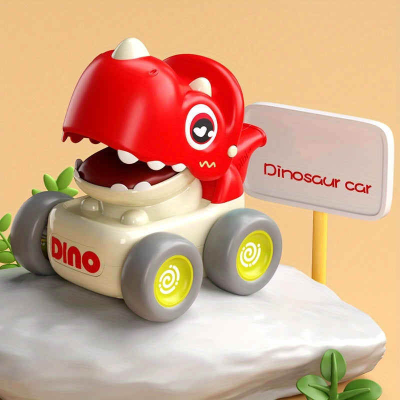 Press Whistle Dinosaur Toy Car Boys And Girls Gift