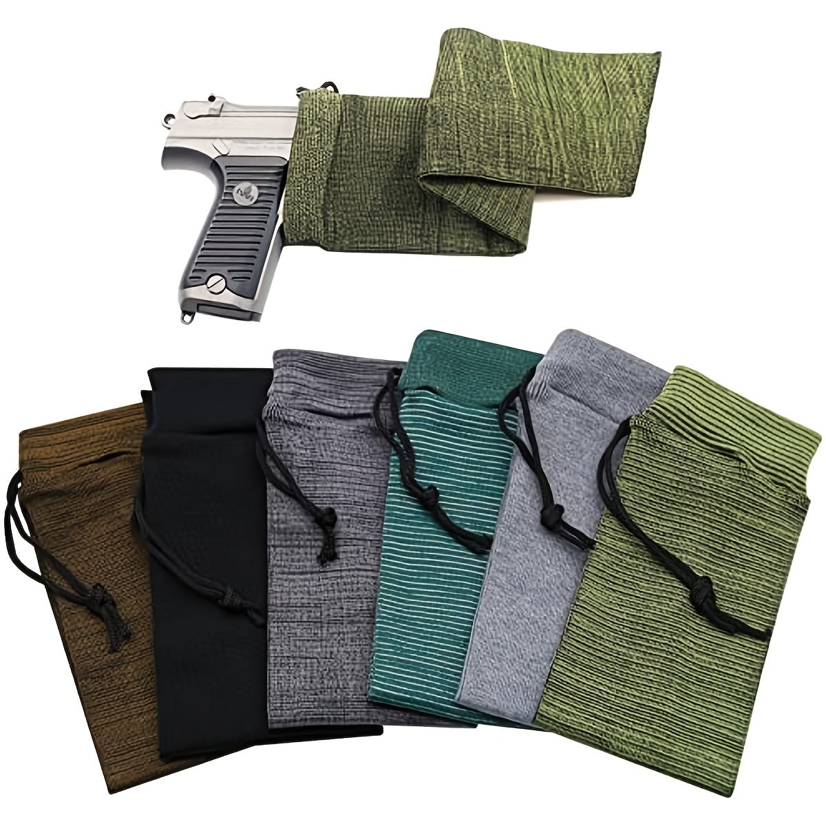 1pc Silicone Treated Gun Socks 39 88 10 In Knit Gun Socks