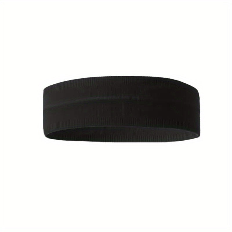 Solid Stretchy Headband Non Slip Sweatband for Sports Yoga Workout