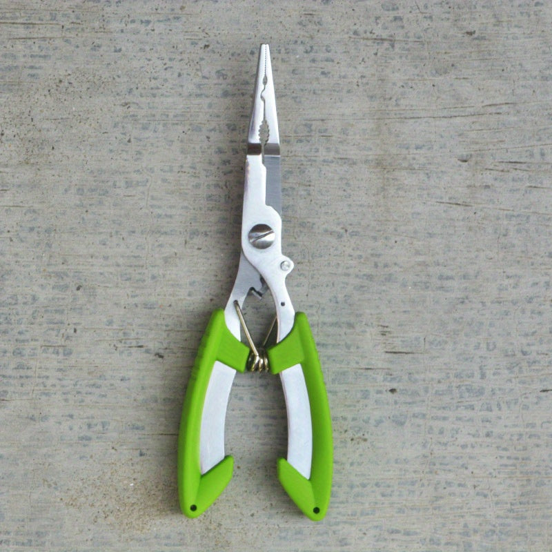 Stainless Steel Fishing Pliers: Scissors, Cutter, Hook Remover