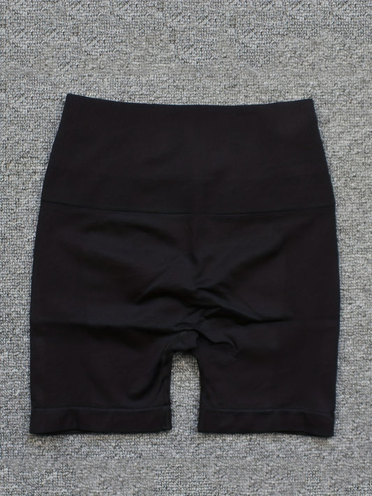 Women's High Waist Yoga Shorts - Stretchy and Comfortable Gym Sports Shorts