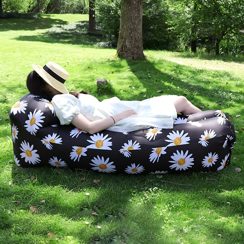 Portable Inflatable Sofa Bed for Camping Easy to Carry Comfortable Air Cushion