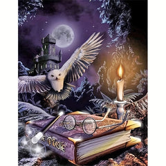 5D Eagle Book Diamond Painting Kit - Full Accessory Set