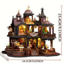 Mini Fantasy Edinburgh Castle 3D Puzzle Model House DIY Set