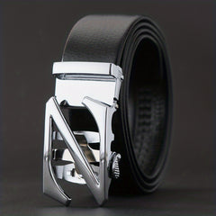 Automatic Buckle Belt Casual Men's Business Leather Belts