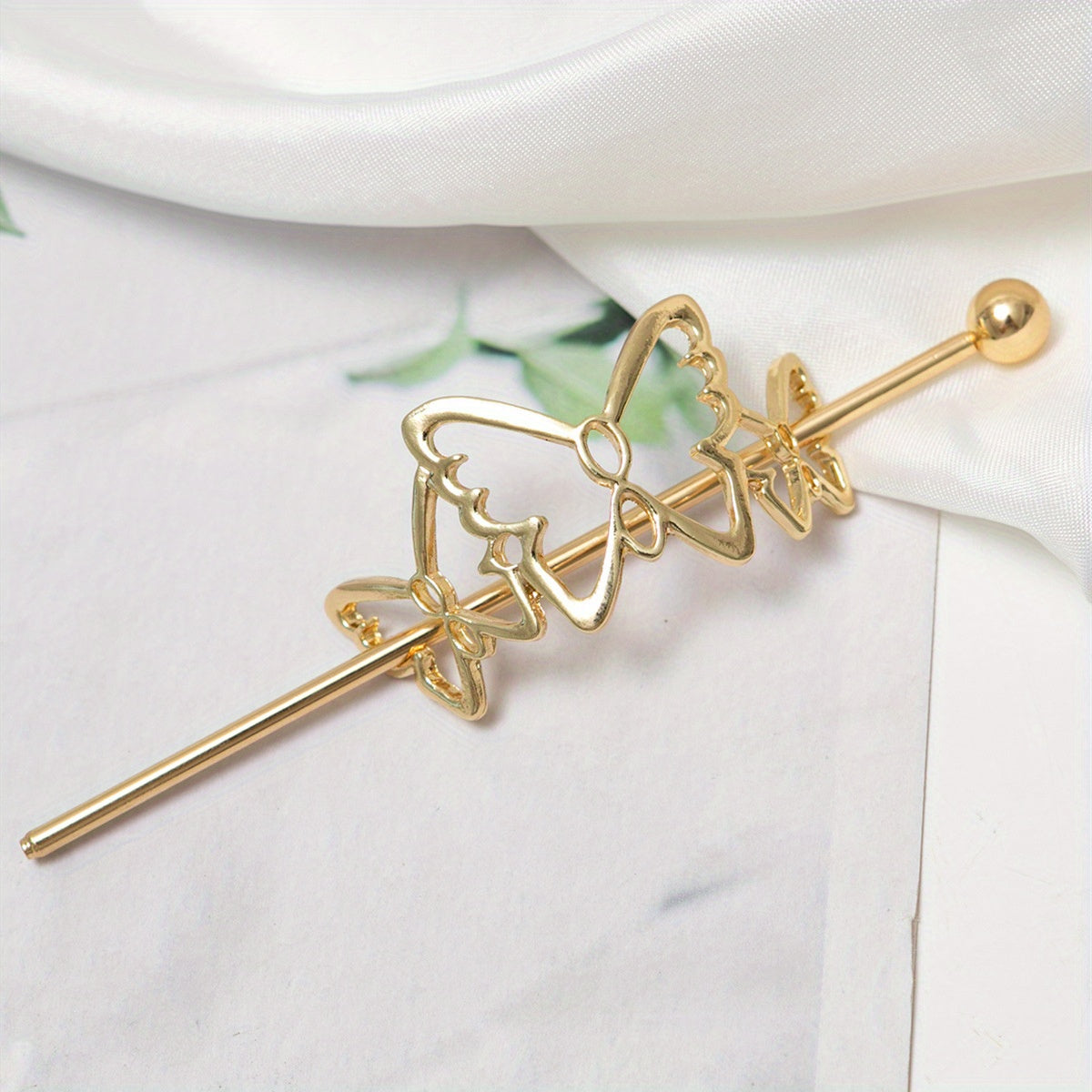 Metal Butterfly Hairpin Hair Stick Headdress Hair Accessories