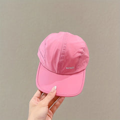 Quick Dry Peaked Cap Sun Protection Baseball Cap For Girls