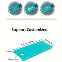 2pcs Silicone Name Tag For Tumblers Cup ID Accessories