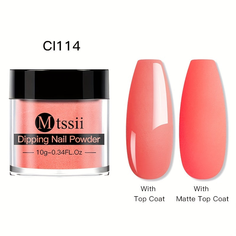 Dipping Powder 12 Colors Dip Nail Powder Kits Glossy Professional Set