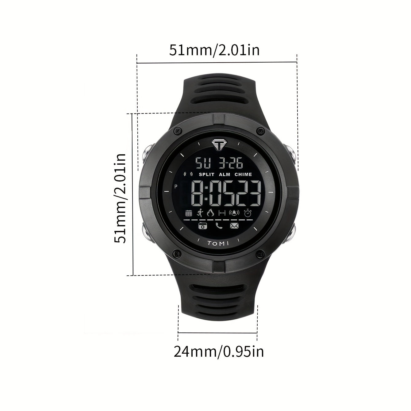 Teen Round Electronic Watch Decorative Accessories Gift Daily Life