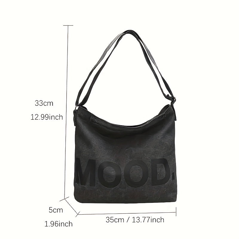 Large Capacity Canvas Tote Bag Work Office Shoulder Crossbody Bag