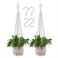 2 Packs Hanging Planters Indoor Outdoor Plant Hangers 88 9 Cm