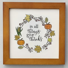 Fall Thanksgiving Pumpkin Leaf Clear Stamps for DIY Crafts