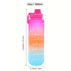 32oz BPA Plastic Water Bottle for Fitness & Hiking