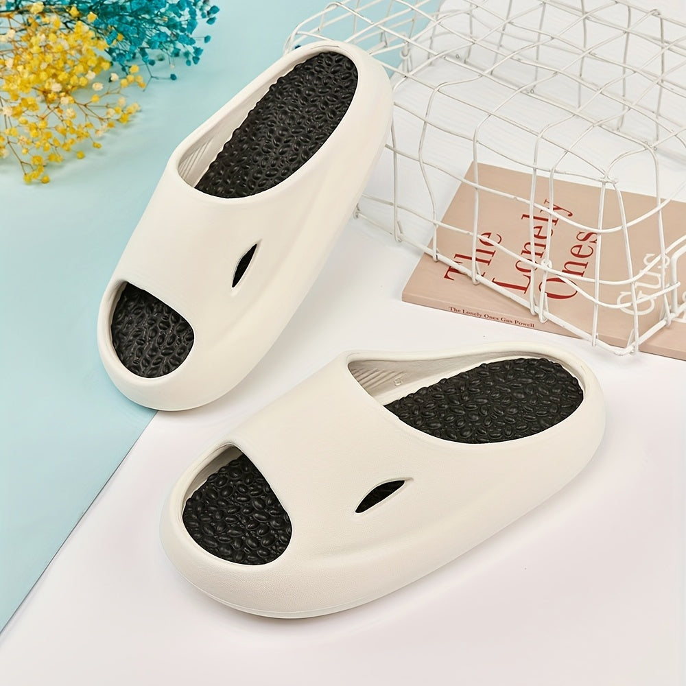 Men's Massage Slides Casual Non Slip Slippers Open Toe Shoes